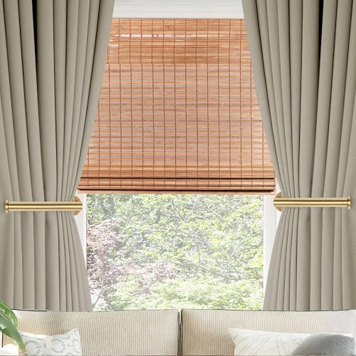 Yagoo 6 Pcs Adhesive Curtain Holdbacks, Screw-in Curtain Tiebacks - Image 2