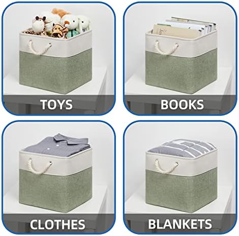Temary Cube Storage Baskets for Shelves 12 Inch Storage Cubes 4pack Fabric - Image 4