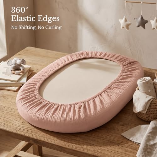 Niceye Muslin Bassinet Sheets 3-Pack - Image 5