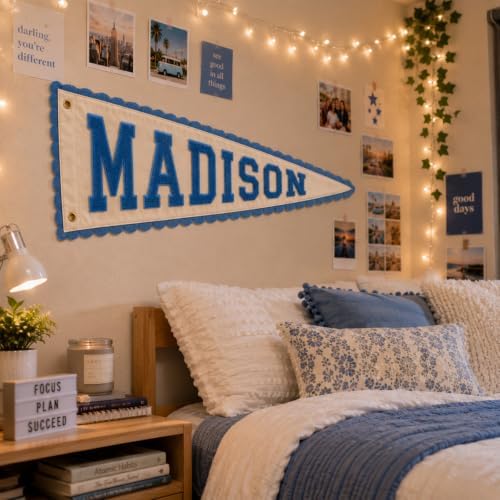 Personalized Embroidered Name Pennant Flag - Image 6
