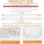 Yieach 8 Pack Clear Expandable Deep Drawer Separators From 15 to 21'' - Image 2