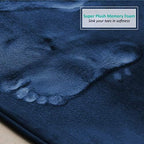 Clara Clark 2 Piece Bathroom Rugs, Velvet Memory Foam Bath Mat Set, Non-Slip - Image 6