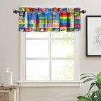 Alphabet ABC Kids Valance Curtain Colorful Cartoon Animal Learning Inspirational - Image 5