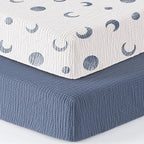 Bearmoss Muslin Mini Crib Sheets by Bearmoss