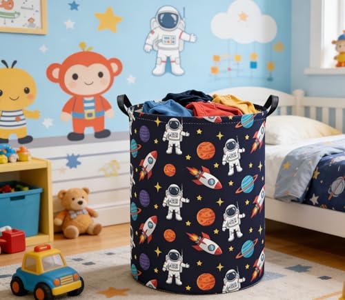 Baby Laundry Basket Kids Hamper Toy Storage Bin - Image 7