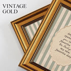 Vintage Gold Framed Nursery Canvas Wall Art Vintage Quote Nursery Wall Art - Image 6