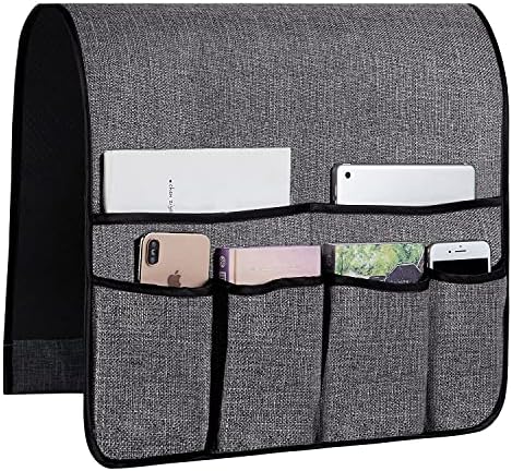 Sofa Armrest Organizer Non-Slip Arm Chair Hanging Caddy Remote Control Holder by FLYILY