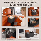 Car Seat Back Organizer, Hanging Leather Storage Caddy Kids - Image 5