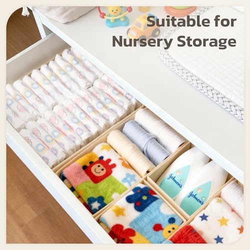 Drawer Organizer, 16 Pack Baby Dresser Organizer - Image 5