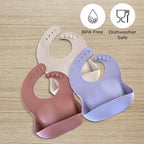 Silicone Baby Feeding Bibs – Waterproof, Soft & Adjustable - Image 2