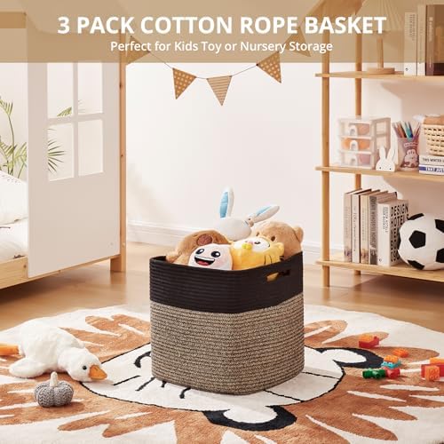 OIAHOMY 13 Inch Cube Storage Bins, Insert Storage Baskets - Image 4