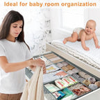 12 Pack Baby Clothes Organizer for Nursery Drawer - Image 2