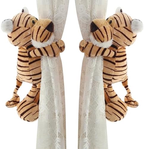 1 Pair Cute Animal Curtain Tiebacks Holdbacks Buckle Hook Fastener Cartoon by Unknown