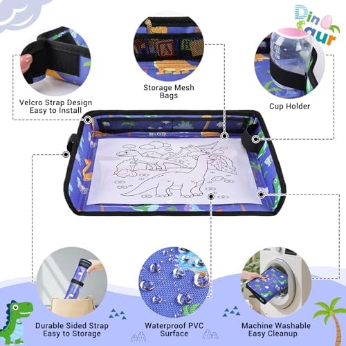 COOLBEBE Airplane Tray Table Cover, Foldable Travel Tray Cover - Image 6