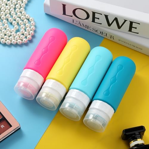 Gemice Travel Bottles for Toiletries, Tsa Approved Travel 3oz Size Containers - Image 5