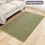 Chenille Bathroom Rug 36"x60" Sage Green, Large Plush Bath Mat - Image 7
