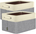 BALEINE 2 Pack Fabric Closet Storage Bins by BALEINE