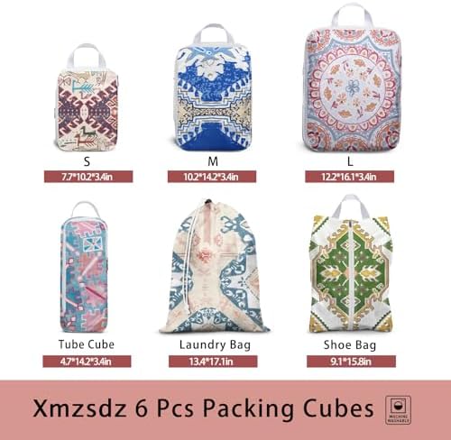 6 Pcs Compression Packing Cubes, Packing Cubes - Image 2