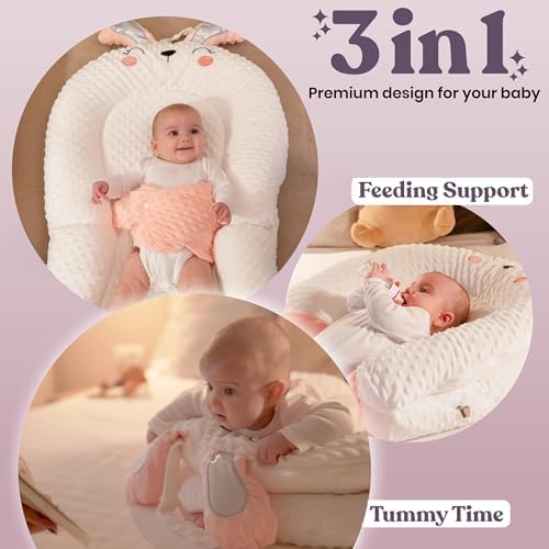 Infant Support Pillow with Adjustable Side Panels - Image 5