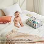 Upgraded Baby Diaper Caddy Organizer, Portable Nursery Storage Bin - Image 5