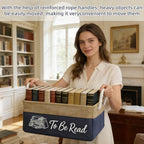 TBR Book Storage Basket Bin - Image 7