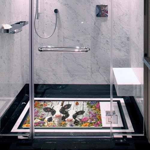 Non Slip Shower Mat Bathtub Mat 15.1x26.8 Inch, Quick Dry Bath Mat - Image 6