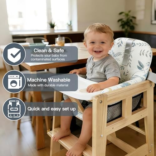 Grocery Shopping Cart Cover for Baby，Baby Comfort High Chair Cover - Image 3