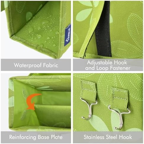 Surblue Bedside Caddy Hanging Bed Organizer Storage Bag Pocket - Image 4