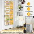 Ofiray-home Over the Door Organizer 5 Tiers, Extra Large Behind Door Storage of - Image 2