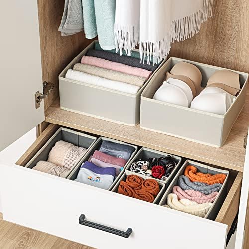 Stero 6 Pack Drawer Organizers for Clothing, Dresser Drawer Organizer Clothes - Image 3
