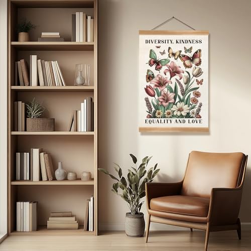 ZTGDA Diversity and Kindness Wall Art, Equality and Love Inspirational Hanging - Image 5