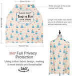 Metplus Baby Car Seat Cover, No Touch Sign Carseat Canopy & Nursing Covers - Image 6