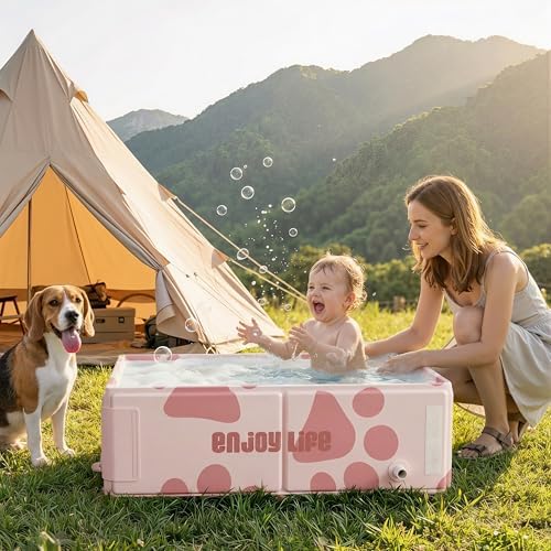 Collapsible Baby Bathtub for Newborn to Toddler, Foldable Toddler Bathtub - Image 3