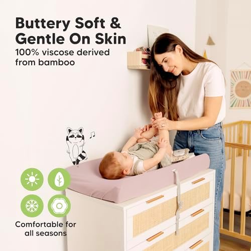 2-Pack Baby Changing Pad Cover for Girl - Image 3