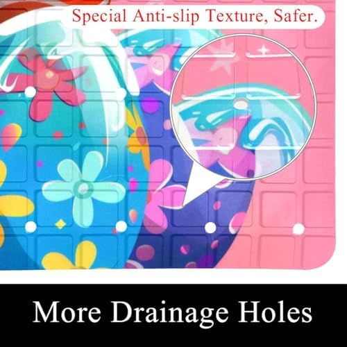 Baby Bath Mat Non Slip 26.8"x15.1" Bathtub Mat - Image 2