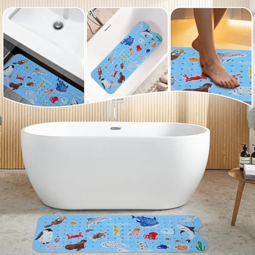 Bath Tub Shower Mat Non Slip Kids Bathtub Mat Anti Slip Baby Bath Mat - Image 5