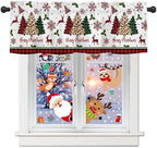 Merry Christmas Valance Kitchen Curtains - Image 2