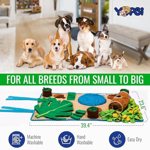 Snuffle Mat for Dogs Large Breed 39.4''x23.6''- Interactive Dog Toys for Boredom - Image 6