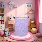 Kids Laundry Basket Baby Hamper Toy Storage Bin - Image 2