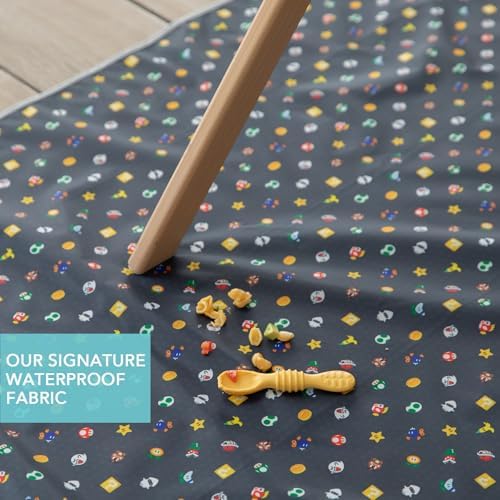 Bumkins Baby Splat Mat for Under High Chair, Babies Toddlers Eating Mess Mat - Image 3