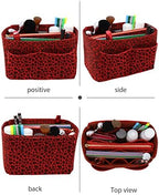 LEXSION Felt Purse Organizer Insert, Tote Bag Shaper Dividers - Image 4