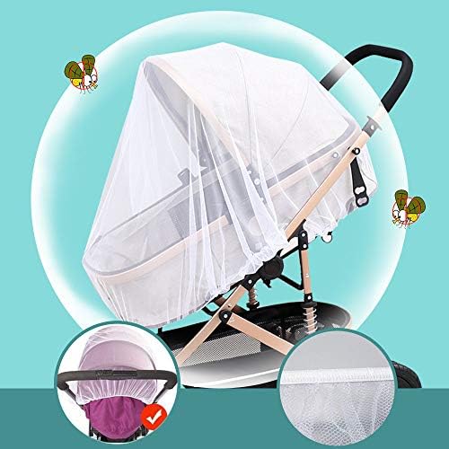 Sysmie 2 Pack Baby Stroller Mosquito Net, Durable Mesh Protection - Image 4