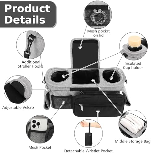Accmor Universal Stroller Organizer - Image 4