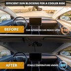 EcoNour Tesla Windshield Sun Shade - Image 4