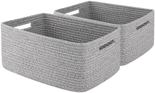 OIAHOMY Storage Basket for Shelves, Closet Cube Storage Bins Baskets for by MasterofSpaceOptimization