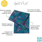 Bumkins Baby Splat Mat for Under High Chair, Babies Toddlers Eating Mess Mat - Image 5