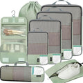BAGAIL 4 Set/6 Set/8 Set Compression Packing Cubes Travel Accessories by BAGAIL