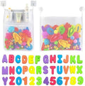 Comfylife 2 x Mesh Bath Toy Organizer + 6 Ultra Strong Hooks + 36 Bath Letters by CamfylifeBaby