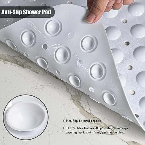 Non Slip Bathtub Shower Mat, Extra Long Bath Mat - Image 4