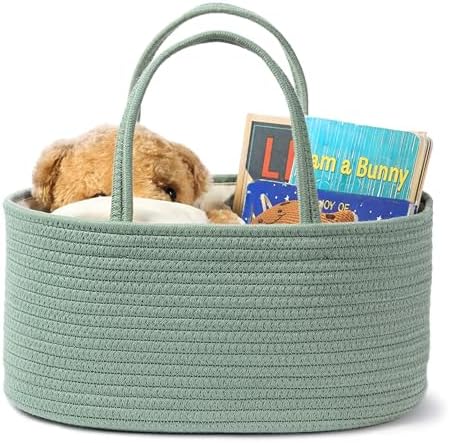 Diaper Caddy Organizer, Gift Basket by KODOMOORE